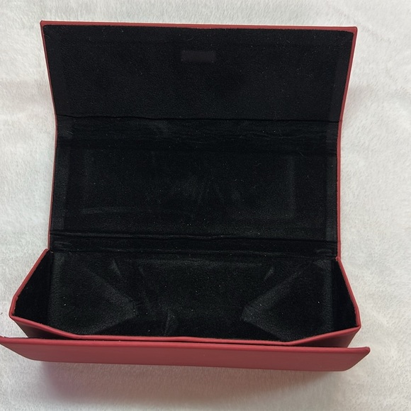 Morel Rusty Red Semi Hard Eyeglass Case TRI-Fold EUC - Picture 4 of 6